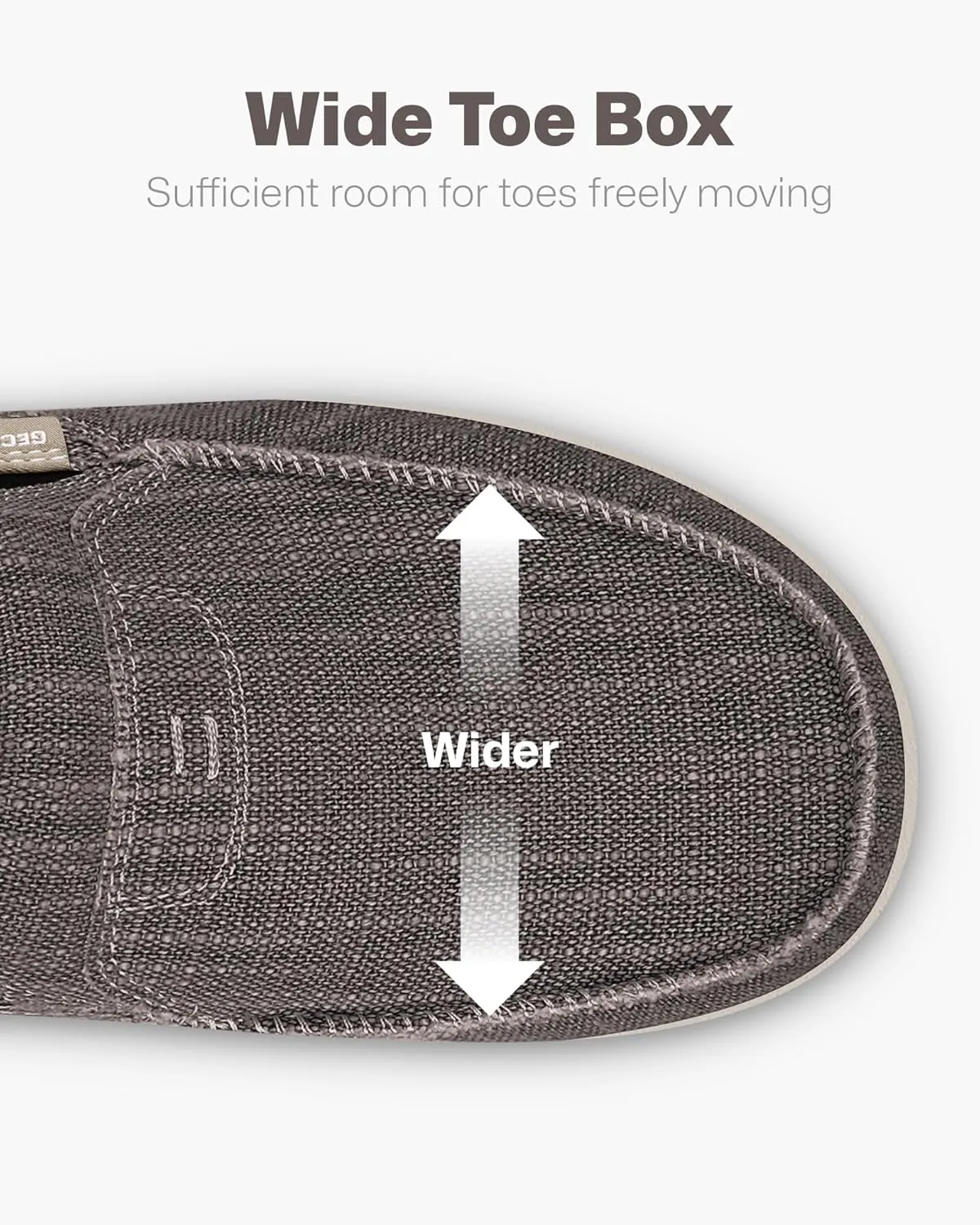 Mens Slip On Shoes, Mens Boat Shoes with Arch Support, Orthopedic Canvas Loafers for Plantar Fasciitis, Indoor & Outdoor Walking Slippers Shoes for Pain Relief