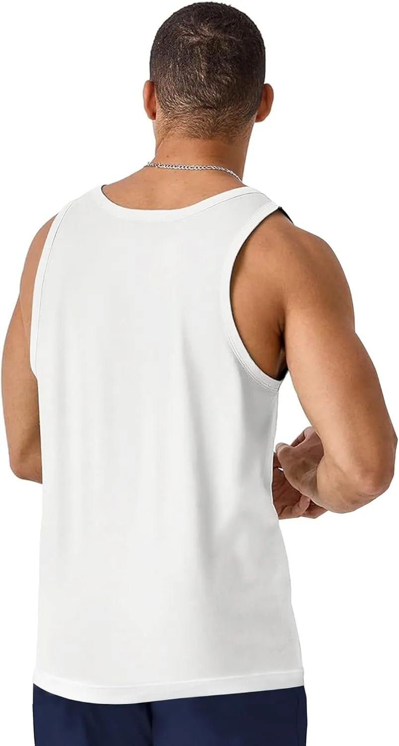 Nidoul Mens Beach Tank Tops Summer Graphic Palm Tree Sleeveless Shirts for Men Vacation Gym Running Workout Tank Top