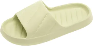 Slide Sandals for Women Men Non-slip Soft Shower Shoes Lightweight Pillow House Bathroom Slippers Indoor Outdoor Sandal